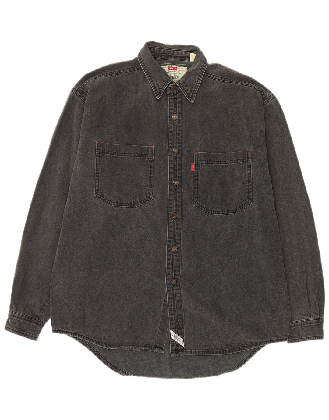 Levi's muška traper košulja srednje sivi pamuk
