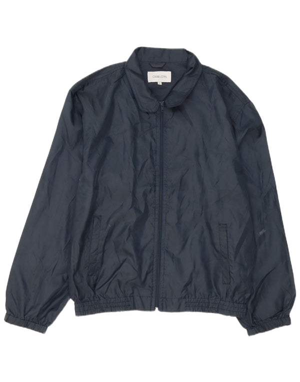 Oscar Jones muška bomber jakna UK 40 Large tamnoplava
