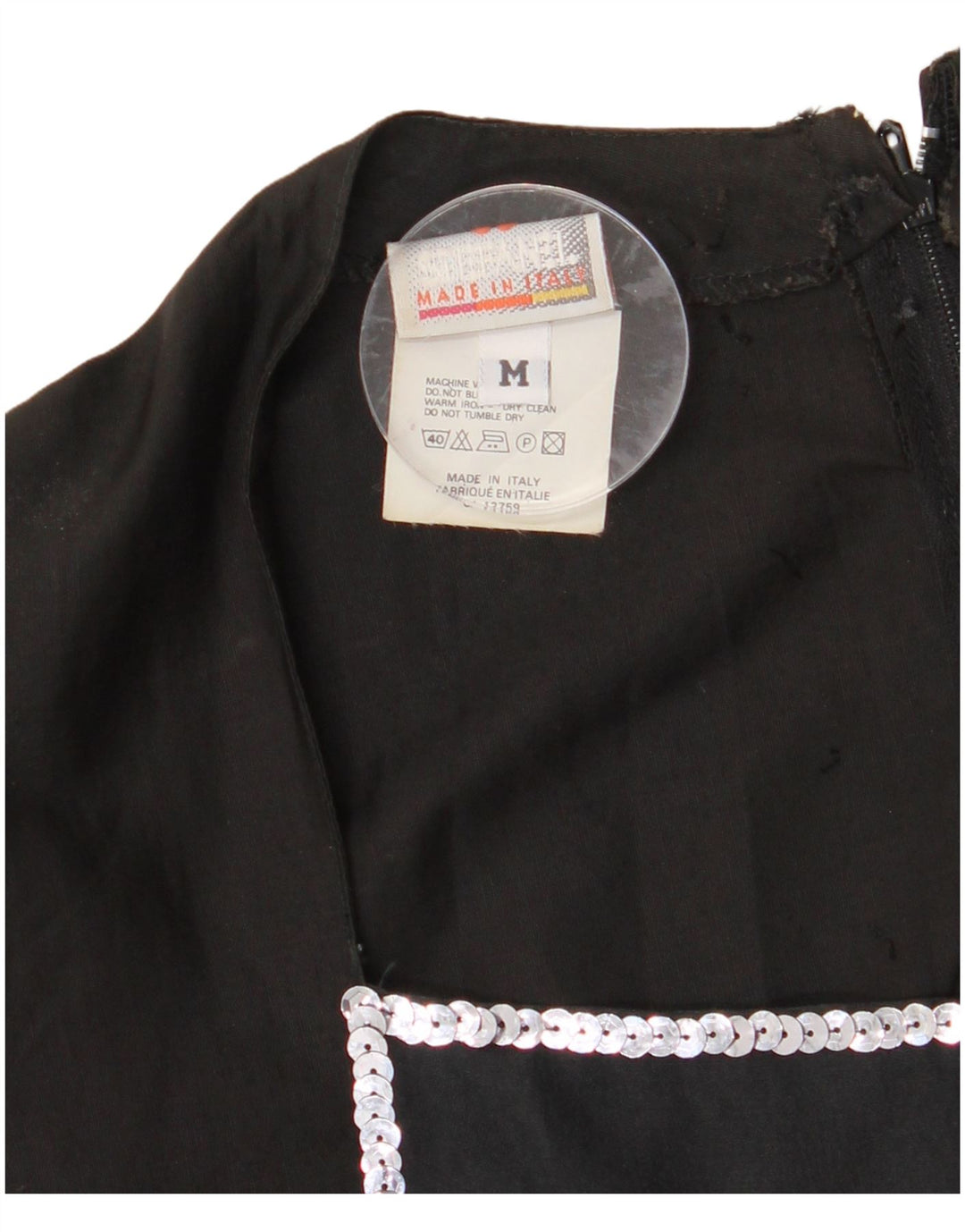 STEFANEL ženska maksi haljina UK 12 Srednje crni pamuk