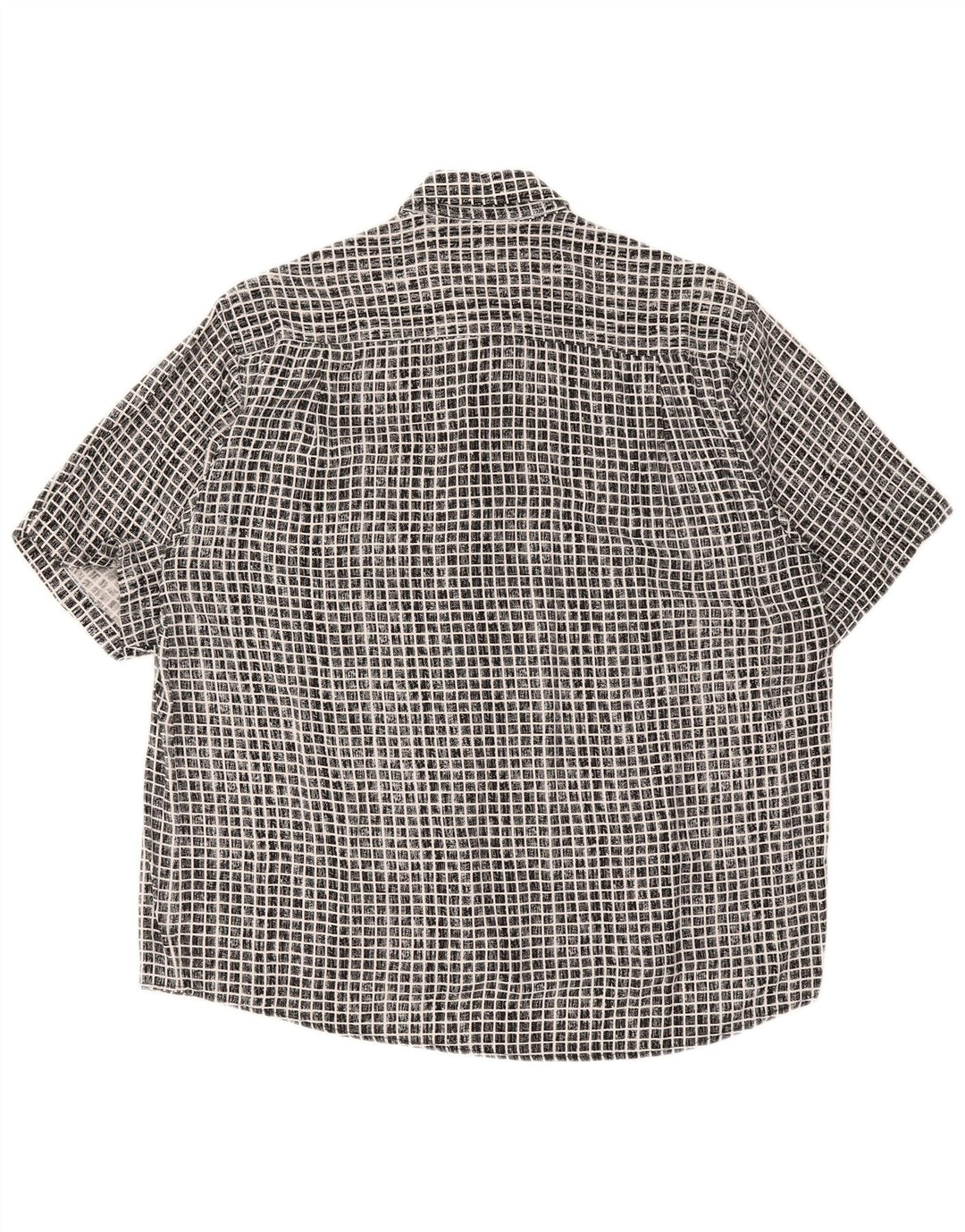 Cotton Club muška košulja kratkih rukava, veliki crni gingham
