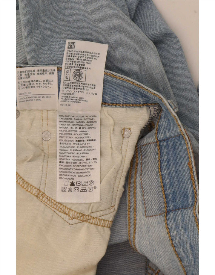 Levi's ženske 511 uske traperice W32 L32 plavi pamuk