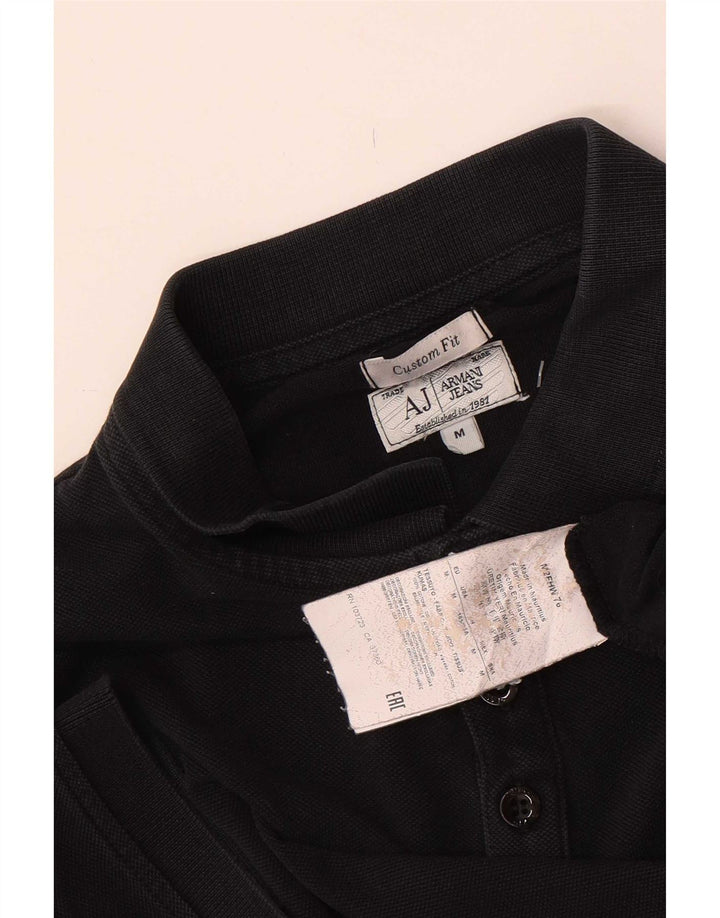 Armani Jeans muška polo majica prilagođenog kroja Srednje crni pamuk