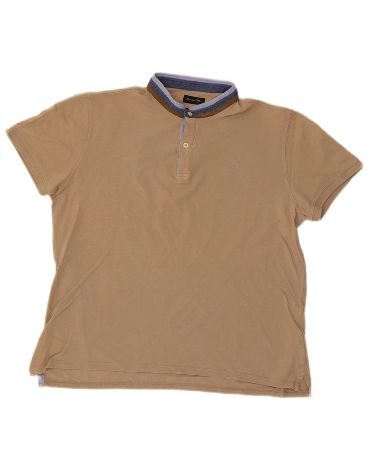 Massimo Dutti muška ležerna polo majica velike bež boje