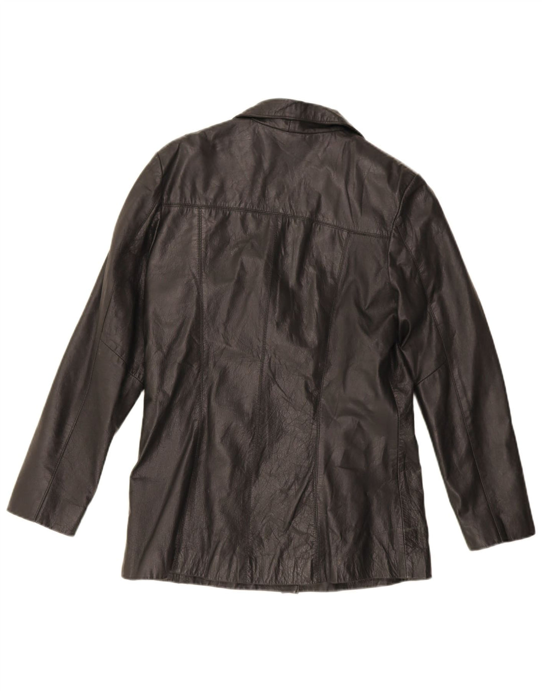 Saki ženska kožna jakna EU 40 srednje crna koža