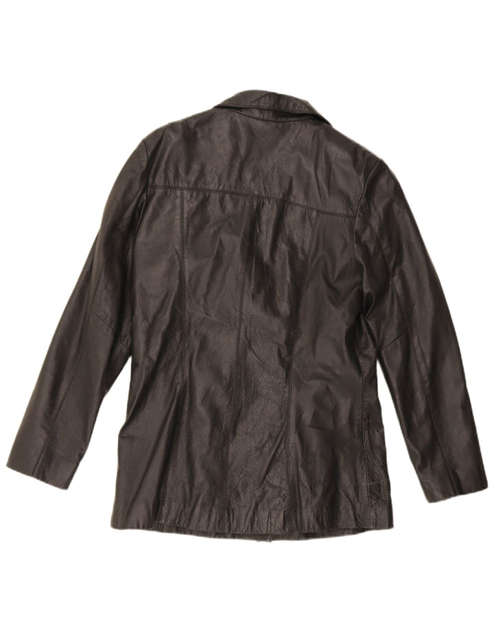 Saki ženska kožna jakna EU 40 srednje crna koža