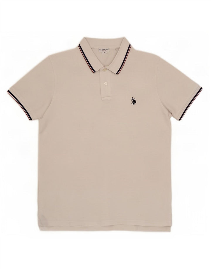 U.S. Polo Assn. Muška polo majica Srednje bijeli pamuk