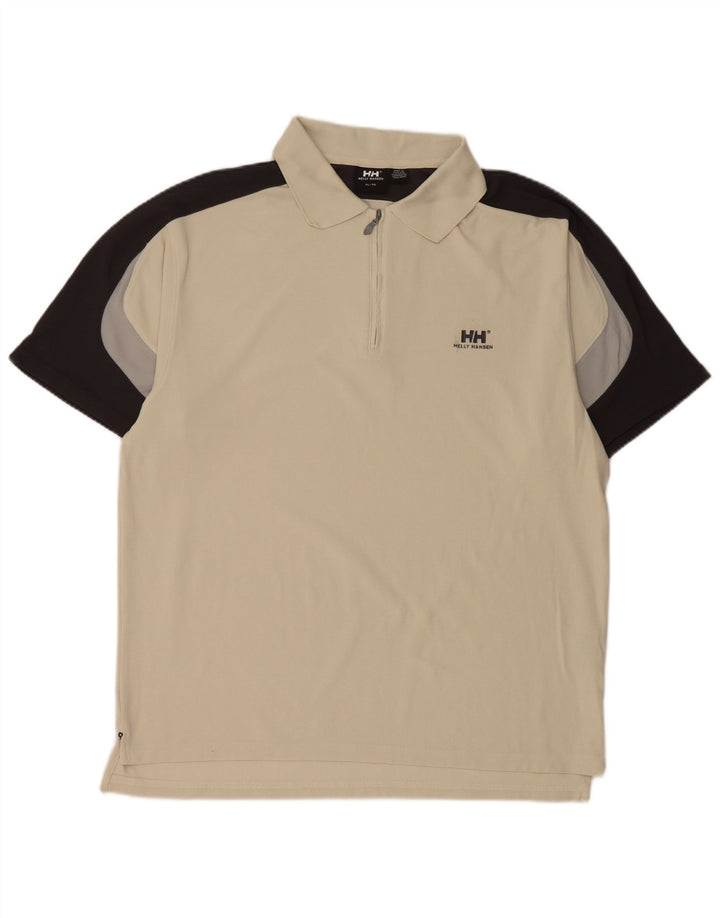 Helly Hansen muška polo majica XL Off White Colourblock najlon