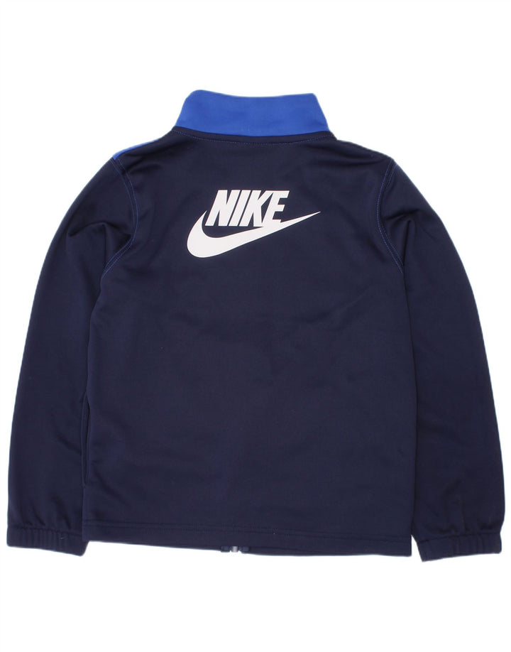 Nike Boys Trenirka Gornja jakna 6-7 Years Large Navy Blue Colourblock