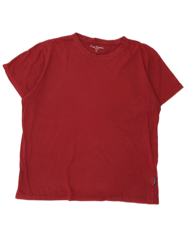 Pierre Cardin muška majica XL bordo pamuk