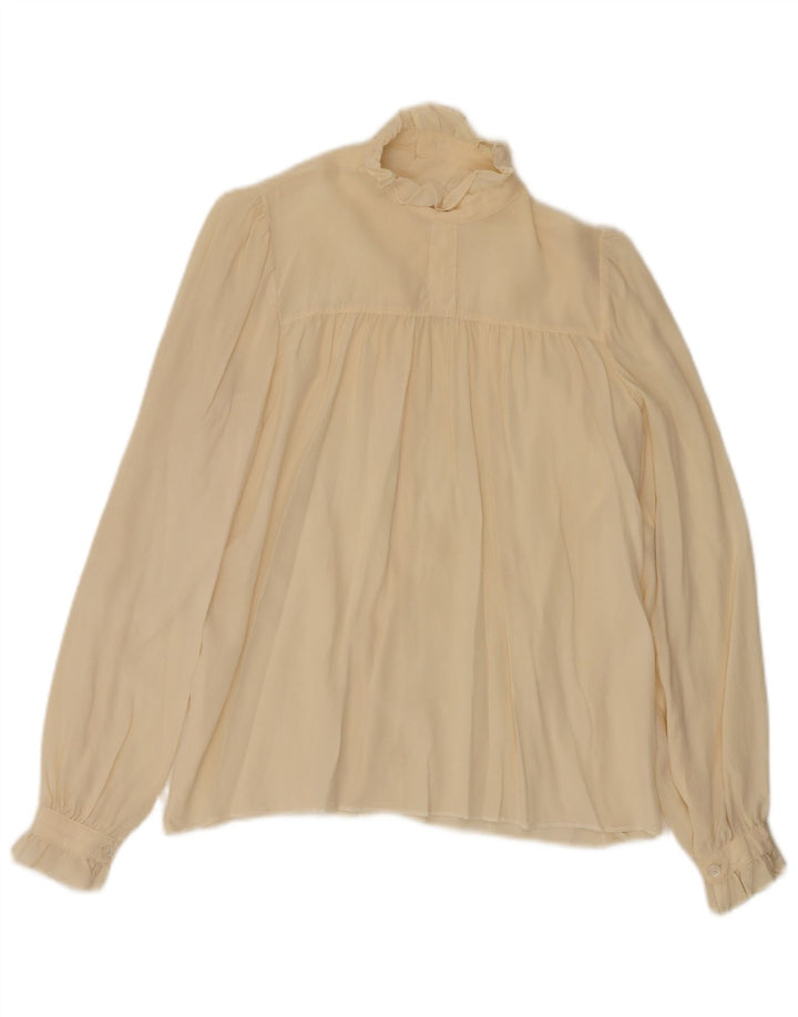 Vintage ženska košulja bluza UK 12 srednje bijele boje