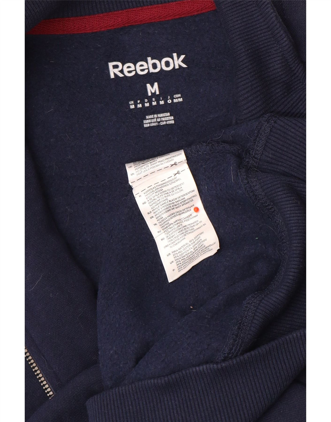 Reebok muška gornja jakna od trenirke srednje tamnoplave boje