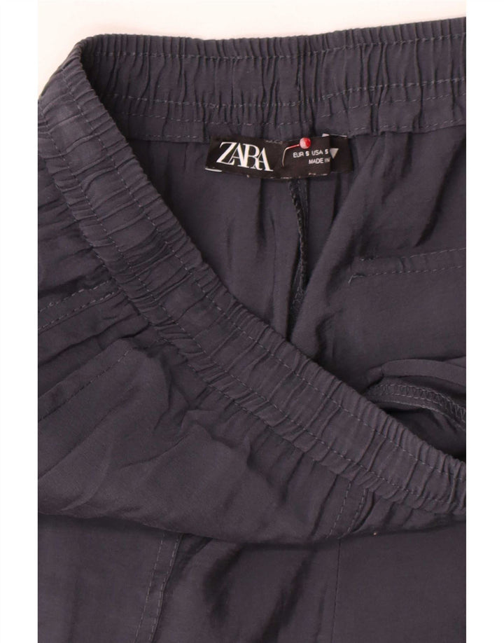 Zara ženske ravne skraćene hlače male W28 L25 sive