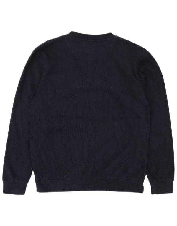 AUSTRALIAN L'ALPINA Muški džemper od flisa srednje tamnoplave boje od poliestera