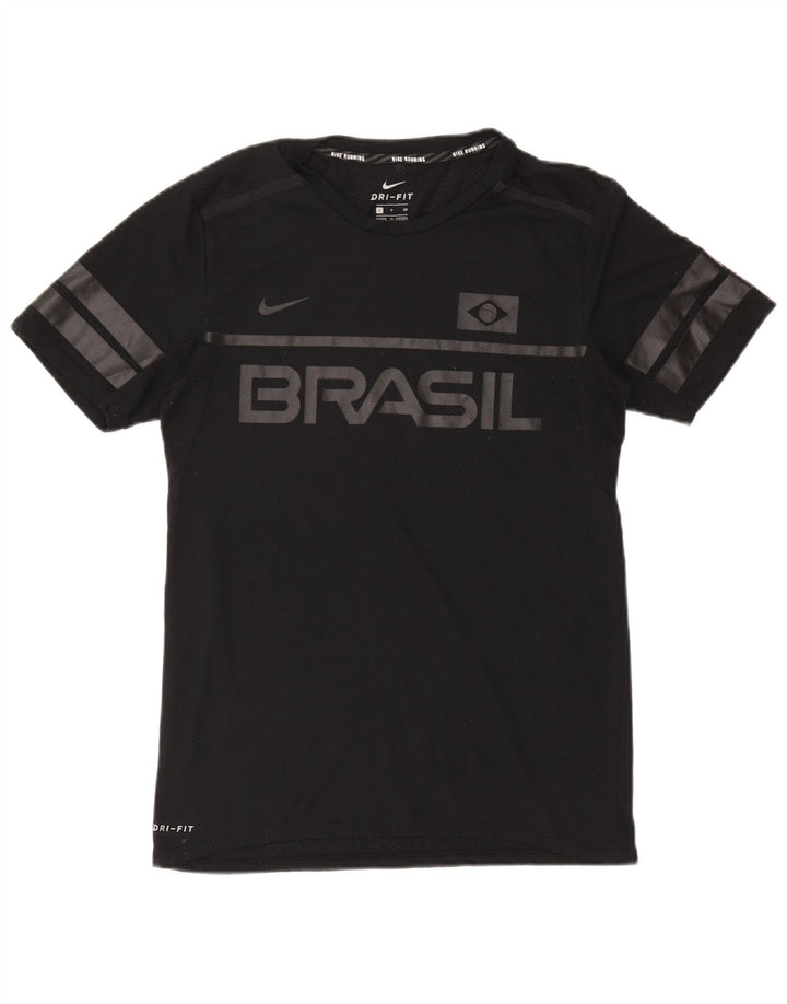 NIKE Muška majica s kratkim rukavima Brasil Graphic, mala crna