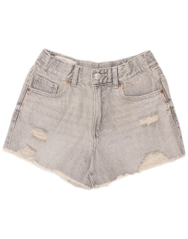 Kratke traper hlače Zara Girls 11-12 godina W24 sive