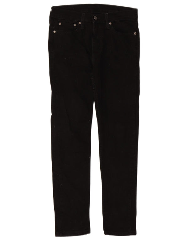 LEVI'S Ženske 510 uske traperice W29 L27 crni pamuk