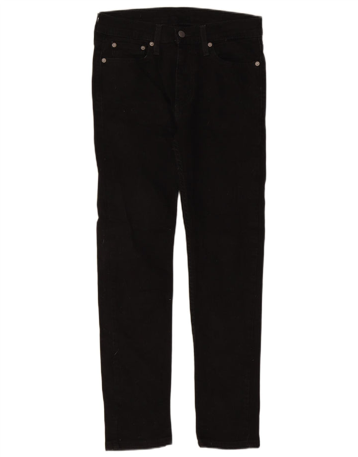 LEVI'S Ženske 510 uske traperice W29 L27 crni pamuk