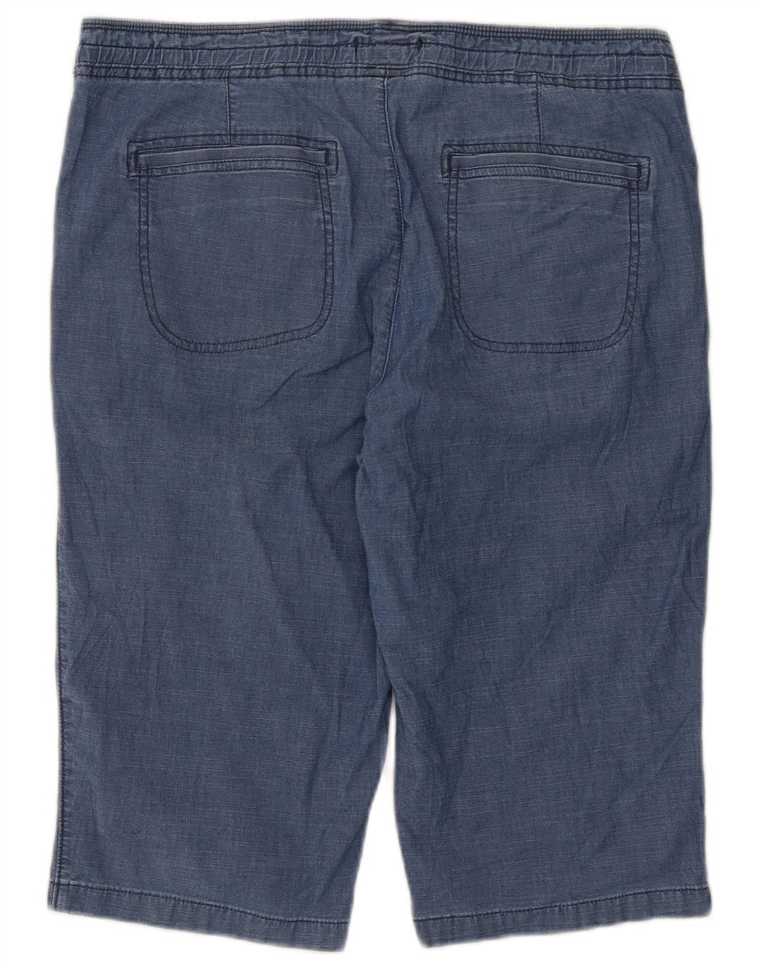 Lee ženske bermude srednjeg rasta opuštenog kroja UK 16 2XL W38 plavi pamuk