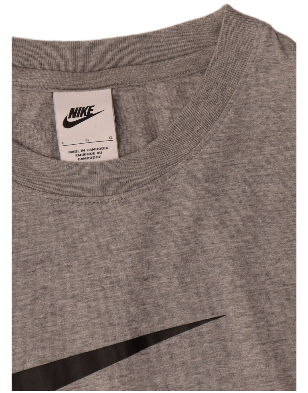 Nike muška majica s grafičkim motivima, veliki sivi pamuk
