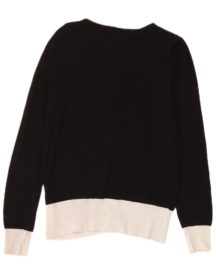 Marks & Spencer ženski kardigan pulover UK 10 Samll Black Colourblock