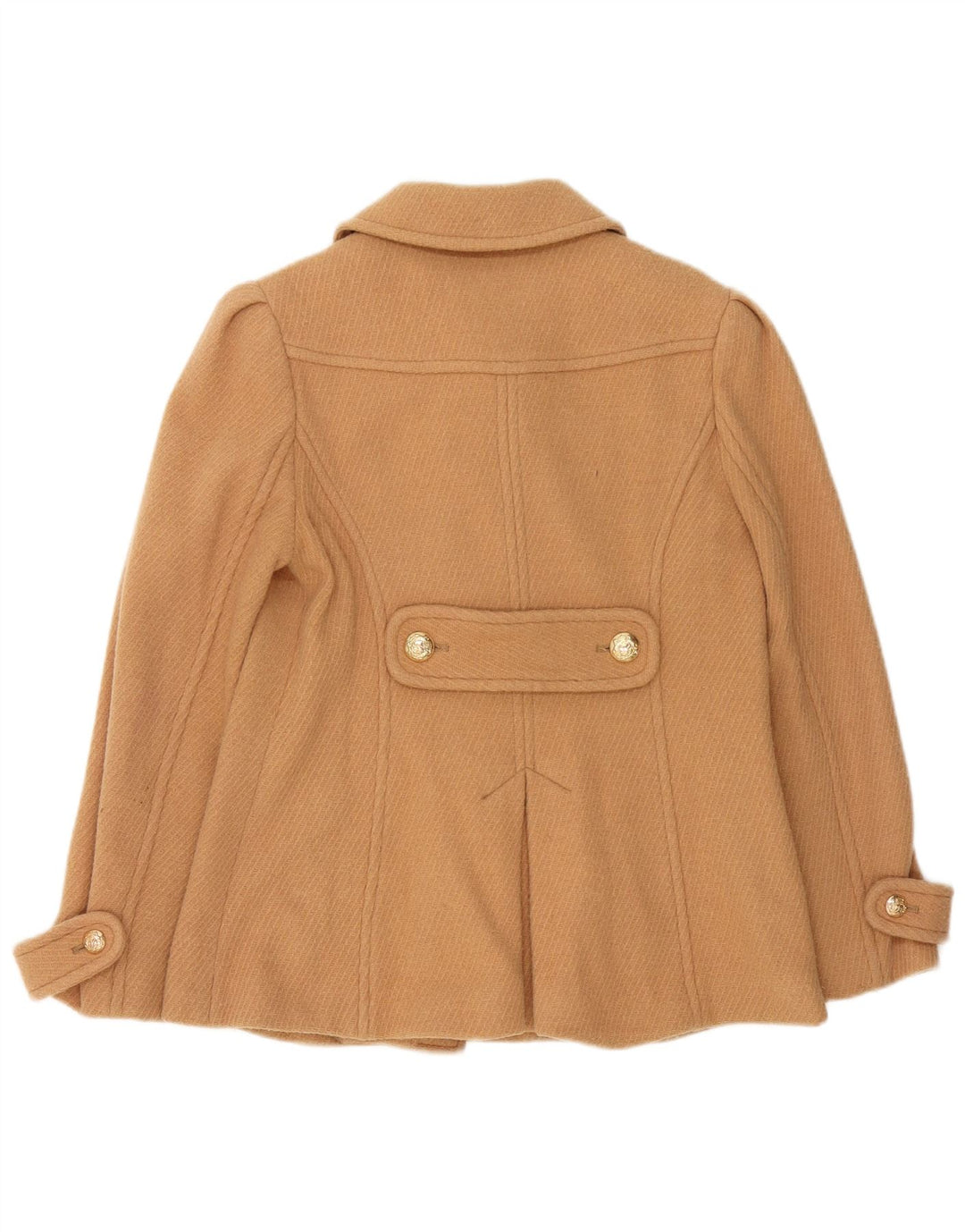 Juicy Couture ženska duffle jakna UK 12 srednje smeđa vuna