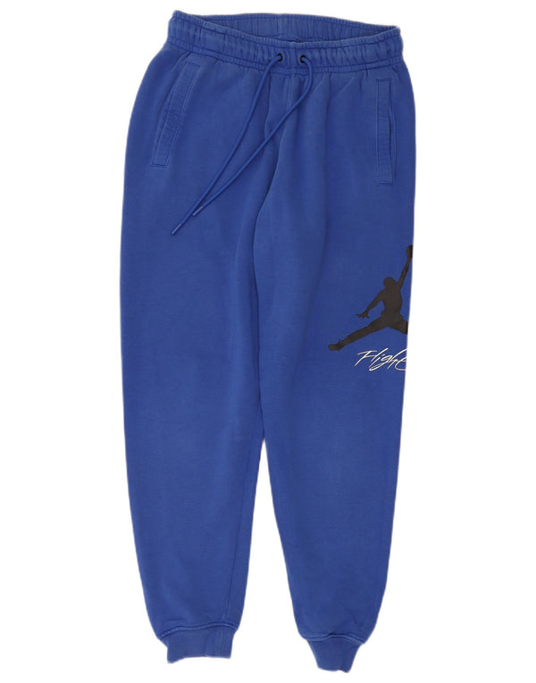 JORDAN Ženske trenirke s grafičkim motivima Joggers UK 10 Small Blue Cotton