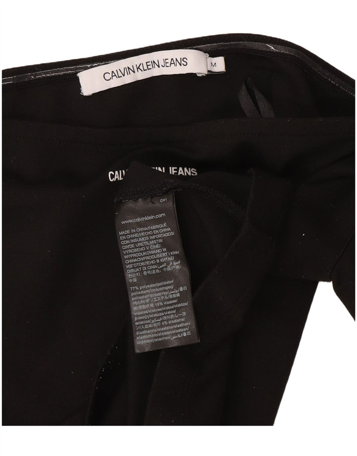 Calvin Klein Jeans ženski gornji dio kratke bluze UK 12 Srednji crni poliester