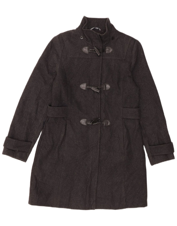 Nautica ženski Duffle Coat UK 14 srednje crna vuna