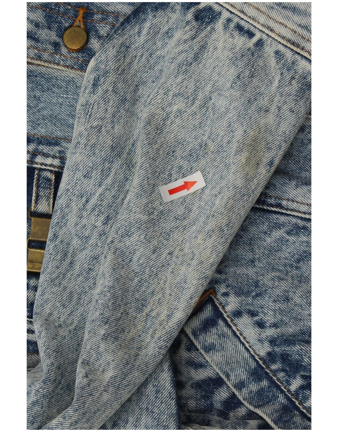 VINTAGE muška traper jakna UK 42 XL plava