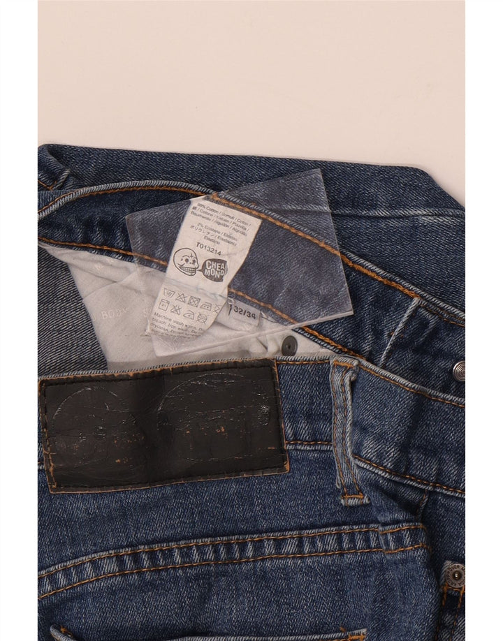 CHEAP MONDAY Muške uske traperice W32 L34 Plavi pamuk