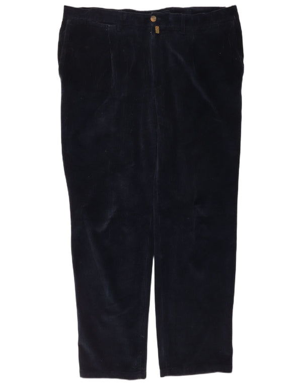 Barbour muške sužene samtaste hlače EU 54 2XL W40 L32 tamnoplavi pamuk