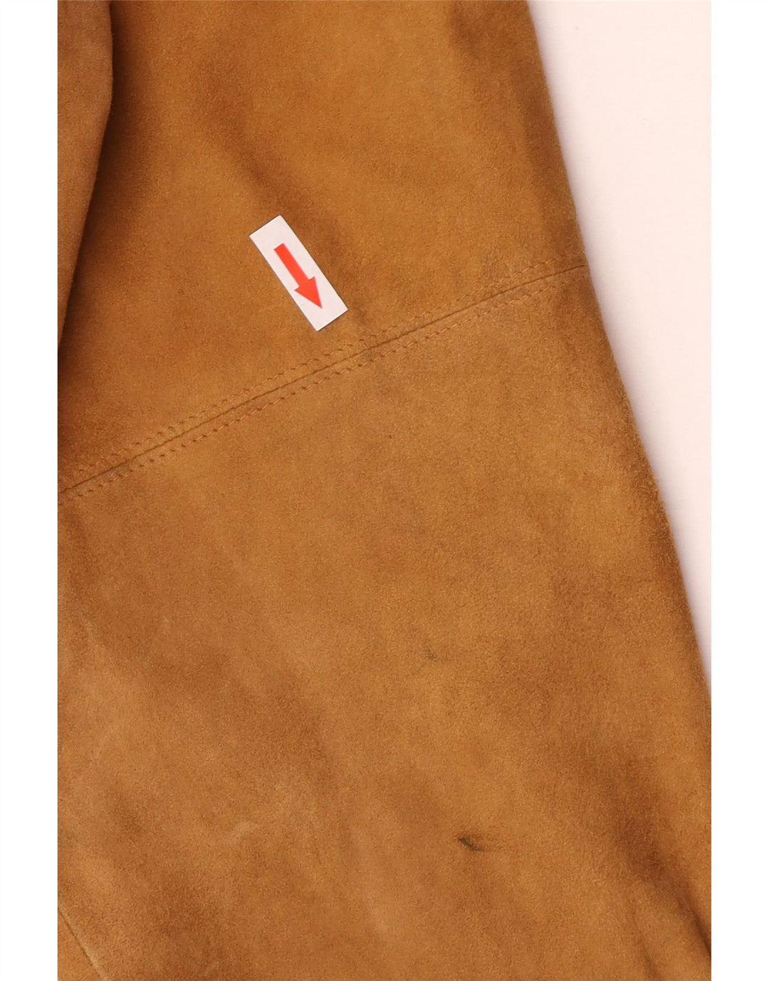 Vintage muška bomber jakna od brušene kože IT 48 srednje smeđe kože