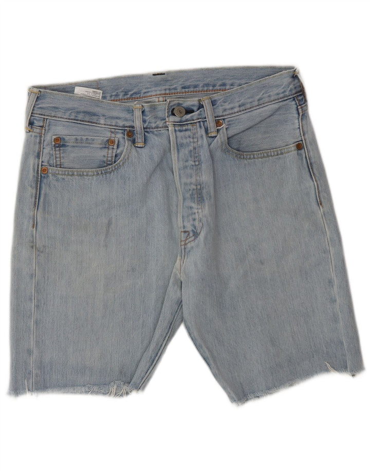 Levi's muške 501 traper kratke hlače W31 srednje plavi pamuk