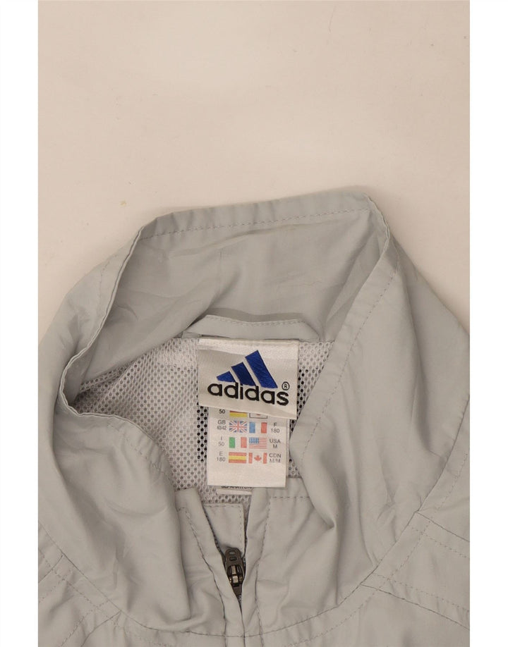 Adidas muška trenirka gornja jakna UK 40/42 poliester srednje sive boje