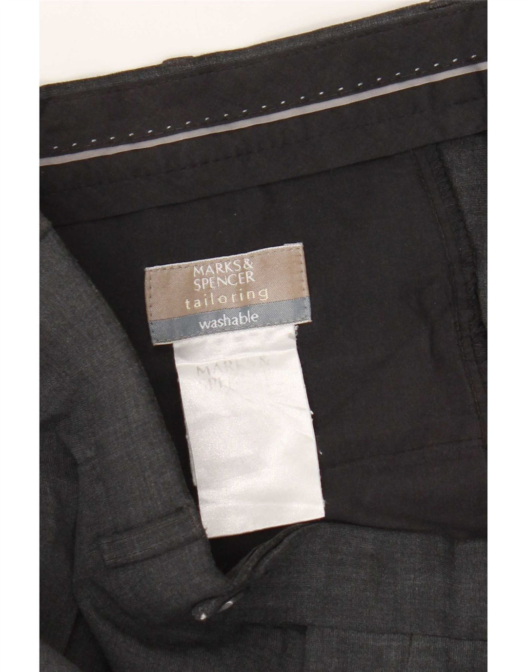 Marks & Spencer muške hlače s štipaljkama W34 L28 sive