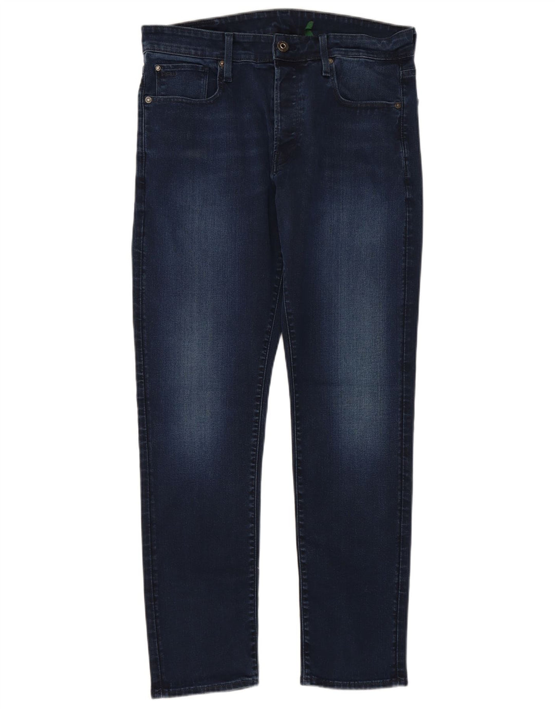 G-STAR muške ravne sužene traperice W34 L32 tamnoplavi pamuk