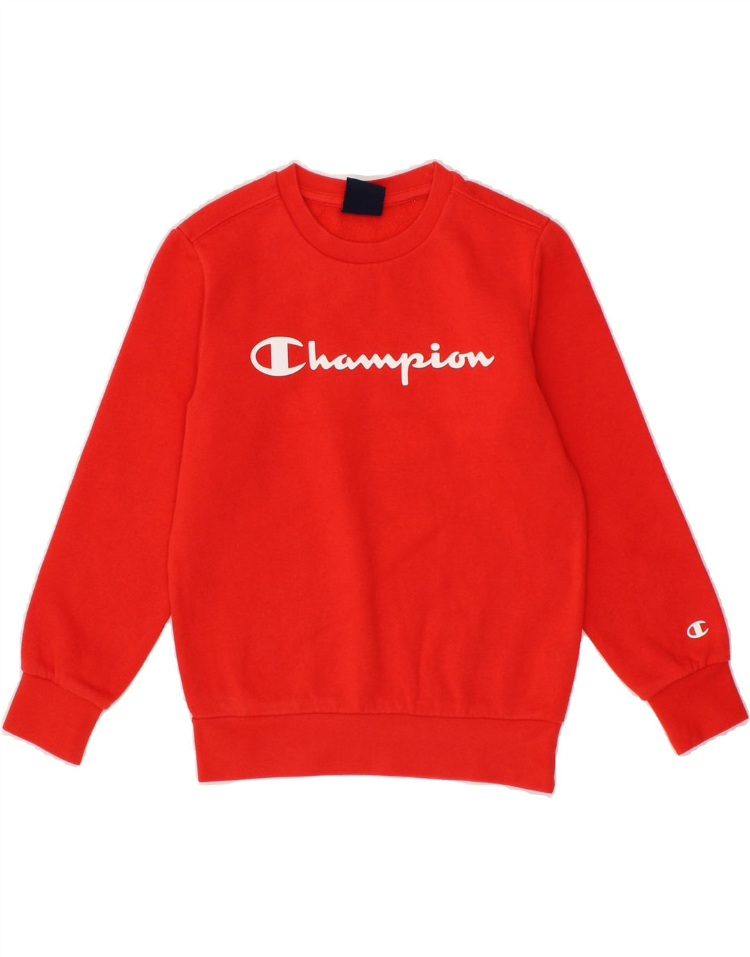 CHAMPION Boys Graphic Sweatshirt Jumper 7-8 Years Small  Red Cotton Vintage Champion and Second-Hand Champion from Messina Hembry 