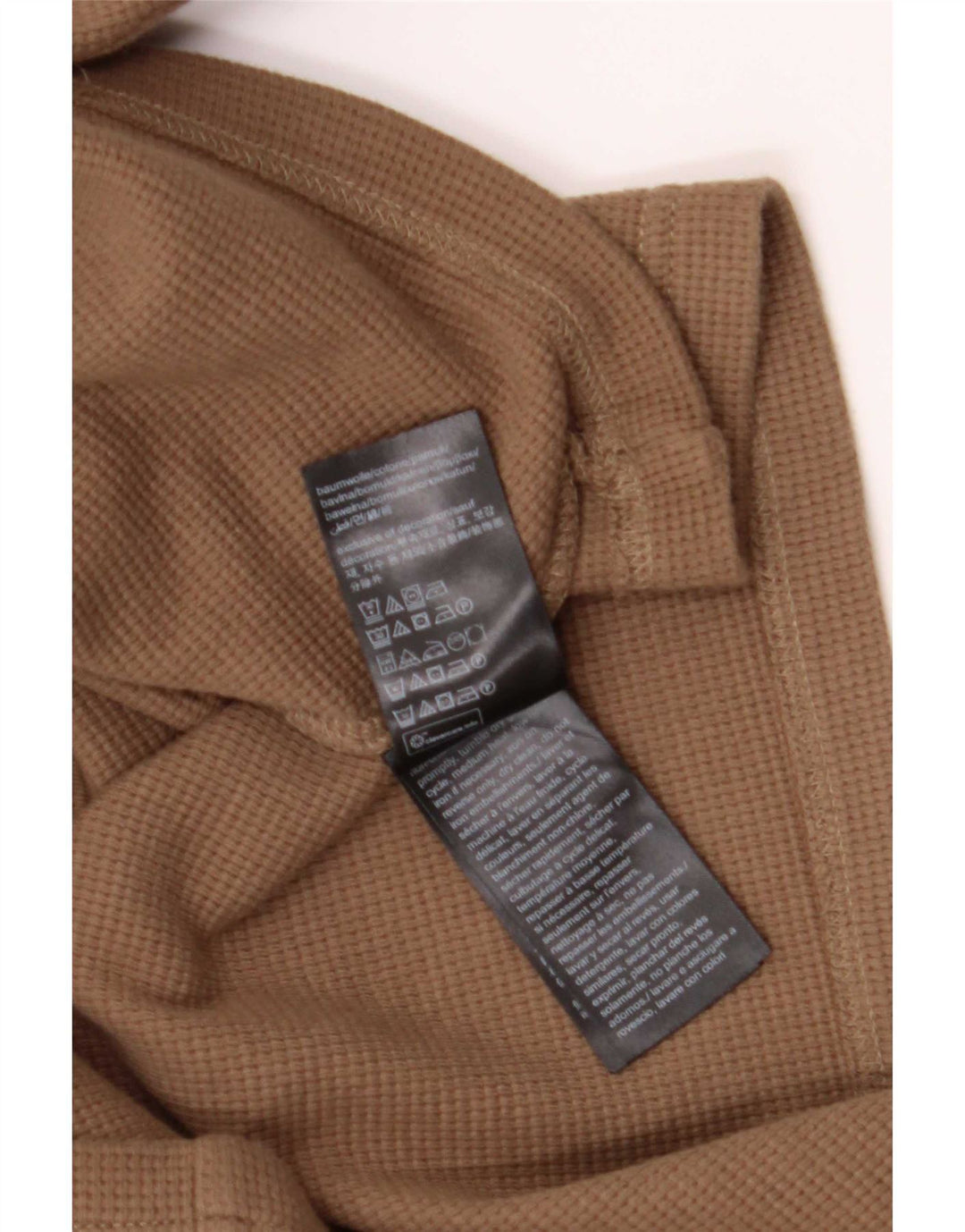 Calvin Klein muška majica dugih rukava 2XL smeđi pamuk