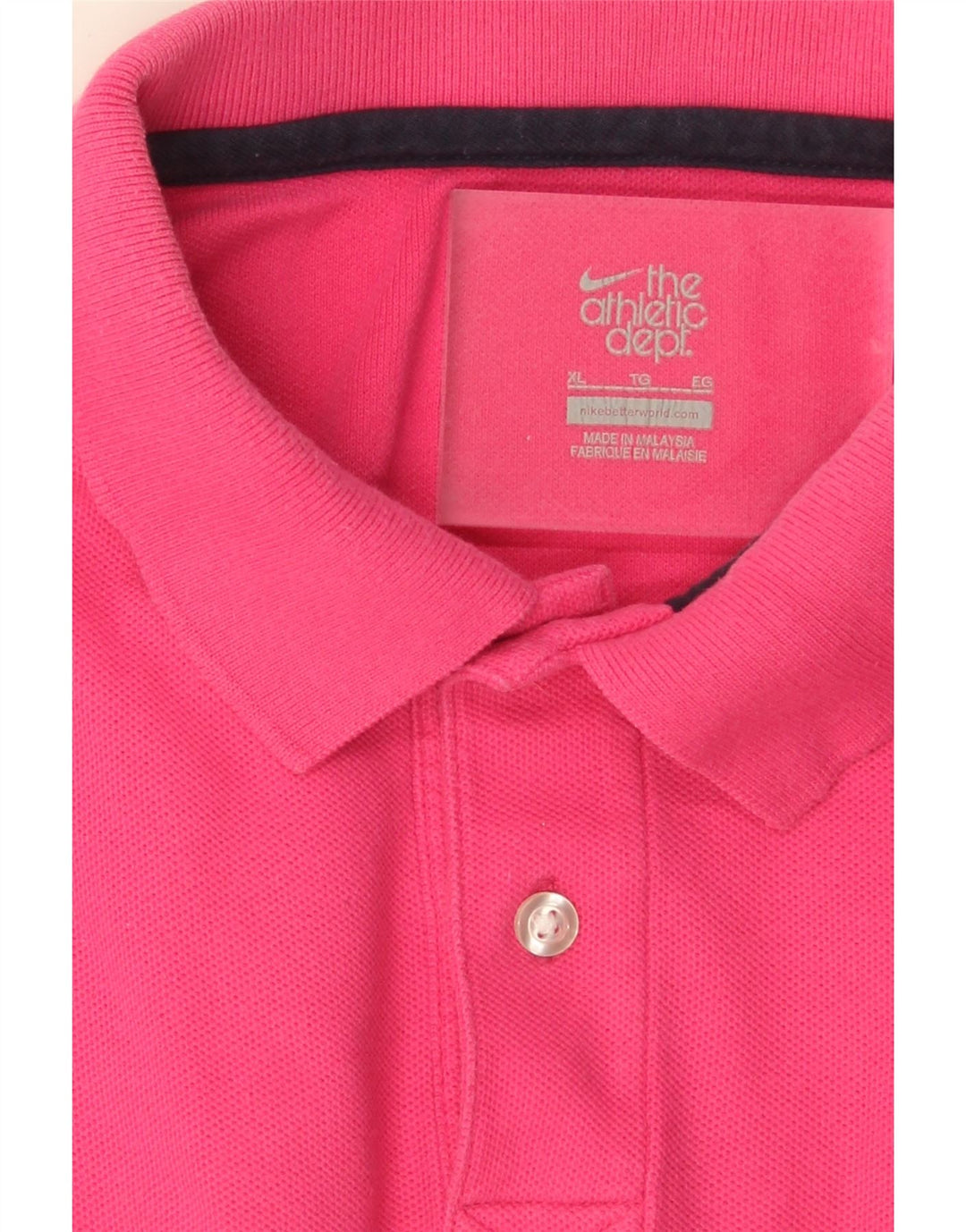 NIKE Mens Polo Shirt XL Pink Vintage Nike and Second-Hand Nike from Messina Hembry 