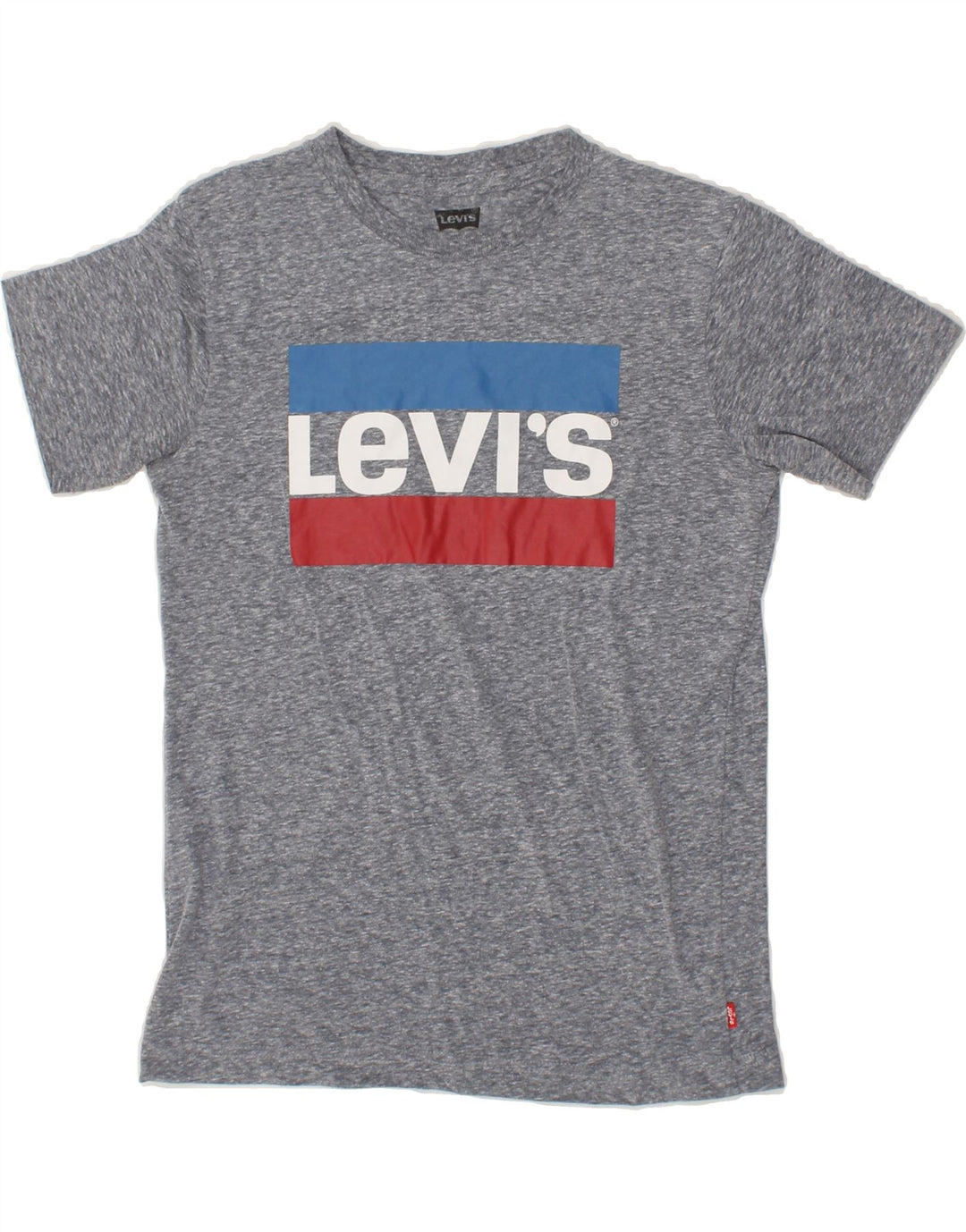 LEVI'S Boys Graphic T-Shirt Top 10-11 Years Medium  Blue Flecked Vintage Levi's and Second-Hand Levi's from Messina Hembry 