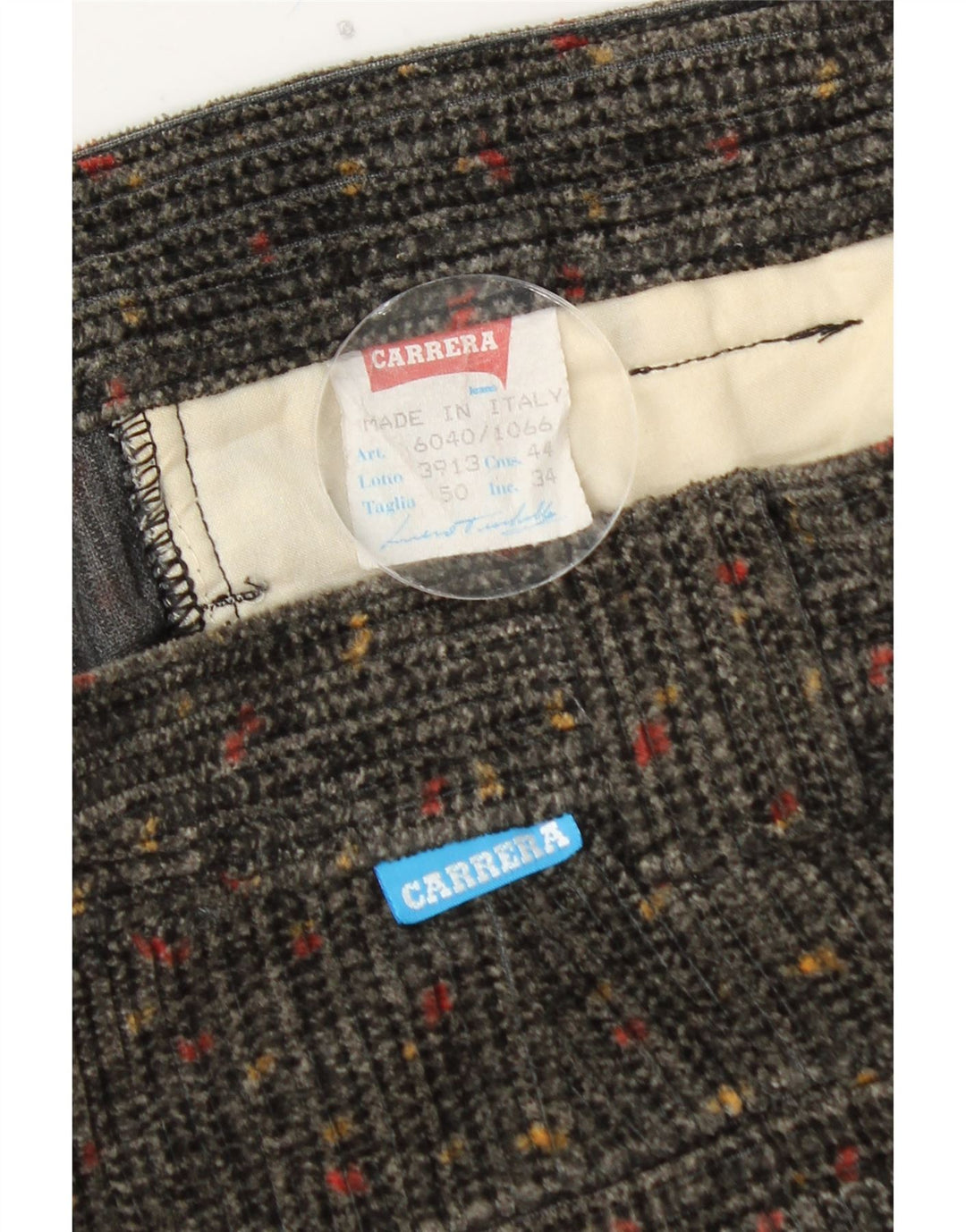 CARRERA Ženske hlače od samta visokog struka IT 50 Large W34 L27 Siva