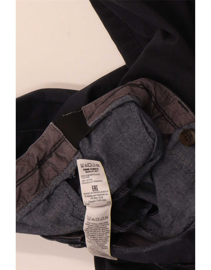 Marks & Spencer muške chino kratke hlače W34 veliki tamnoplavi pamuk