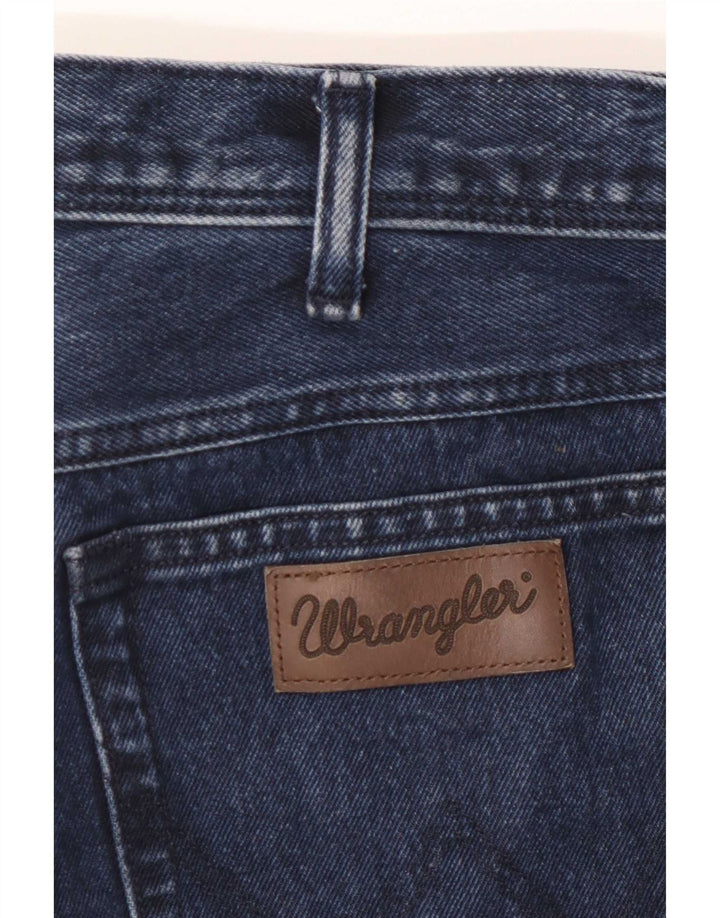 Wrangler muške teksaške ravne traperice W34 L30 tamnoplave