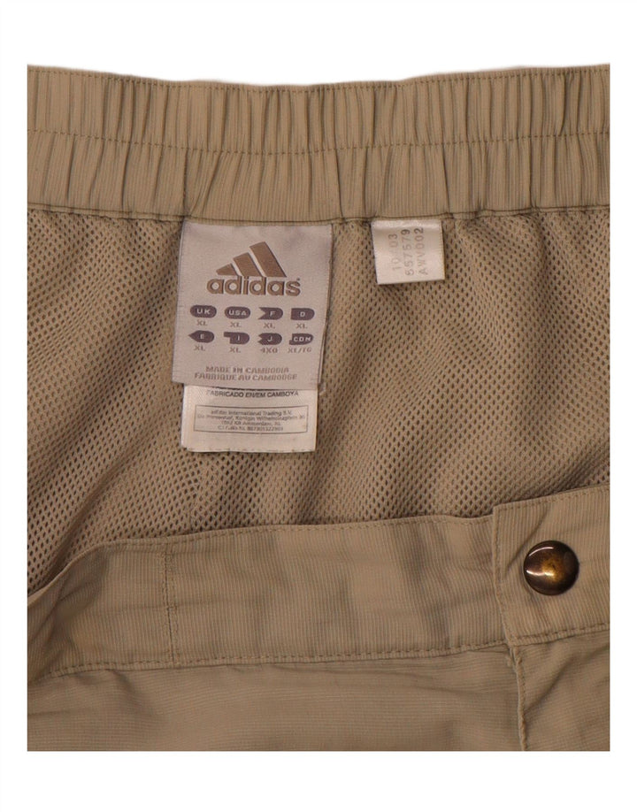 Adidas muške kargo kratke hlače XL W38 bež poliamid