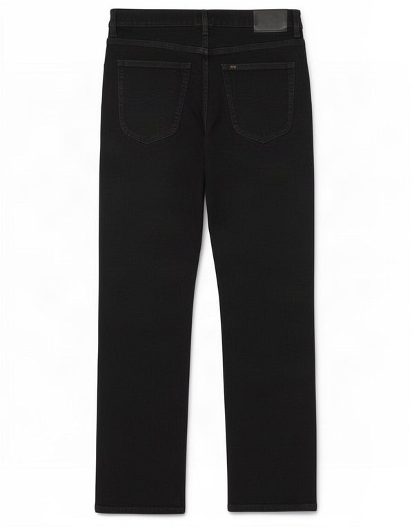Lee Mens Brooklyn Straight Jeans W34 L30 Crni pamuk
