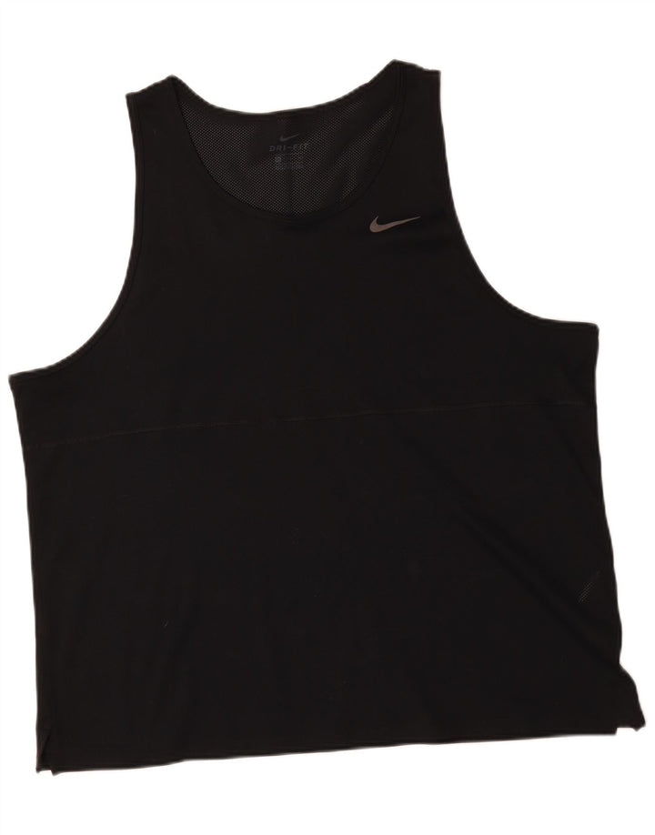 Nike muški Dri Fit Vest Top 2XL crni poliester