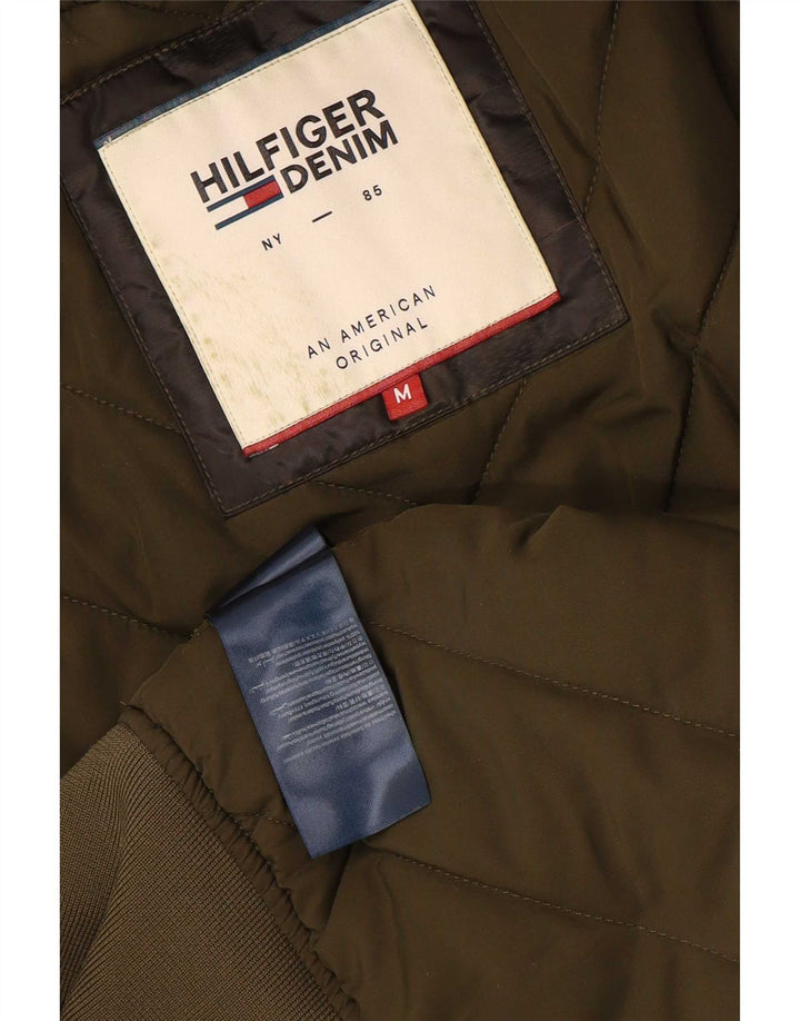 Tommy Hilfiger muška bomber jakna UK 38 srednje kaki poliester