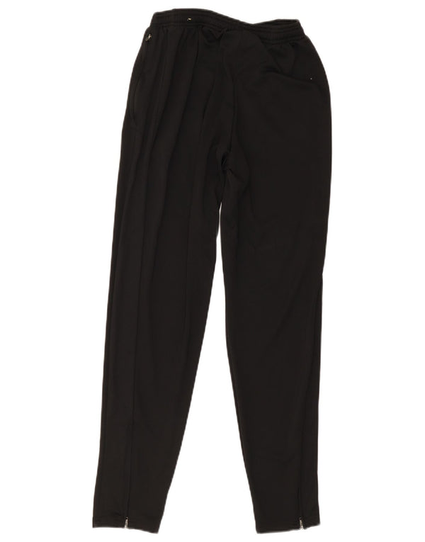 Nike Ženske Dri Fit Trenirke Hlače UK 12 srednje crne