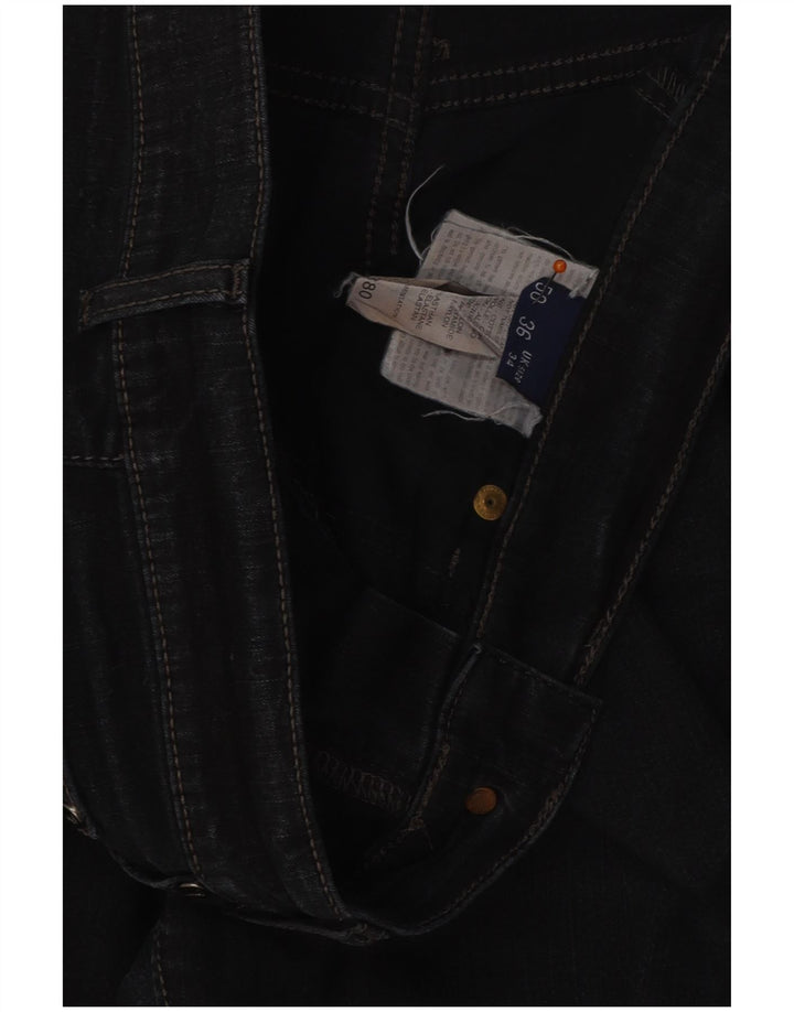 TRUSSARDI muške ravne traperice W34 L32 tamnoplavi pamuk