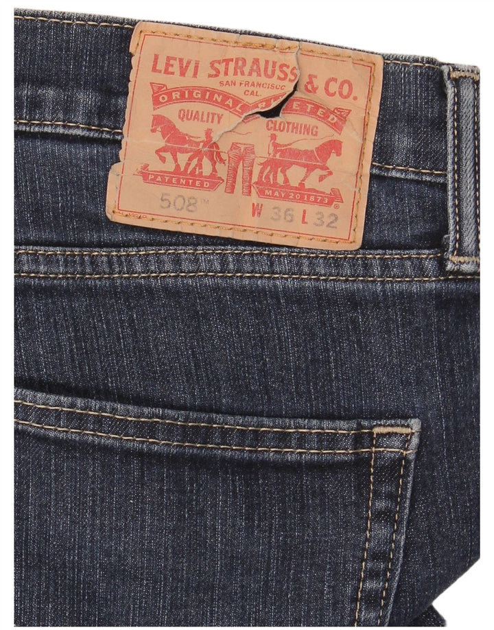 Levi's muške 508 uske traperice W36 L32 tamnoplavi pamuk
